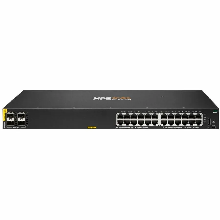 Switch Aruba CX 6000 24G PoE 4SFP 370W