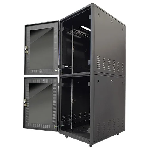Gabinete de Piso Quest GF-2270 Co-Location 2 Módulos de 18U - 710 x 910 mm