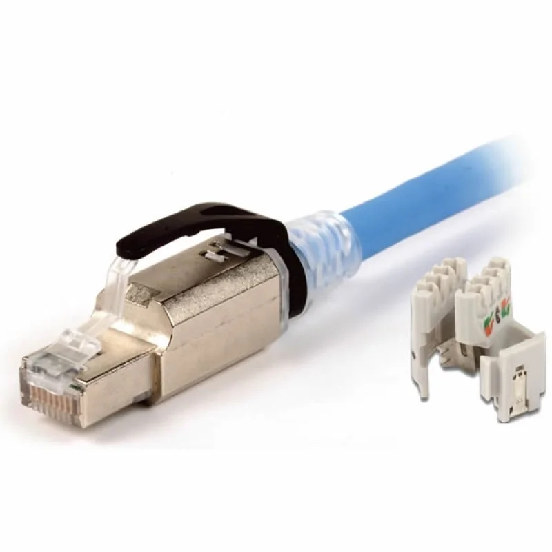 Pack 10 Plugs RJ45 Cat6A Blindados Siemon Z-PLUG